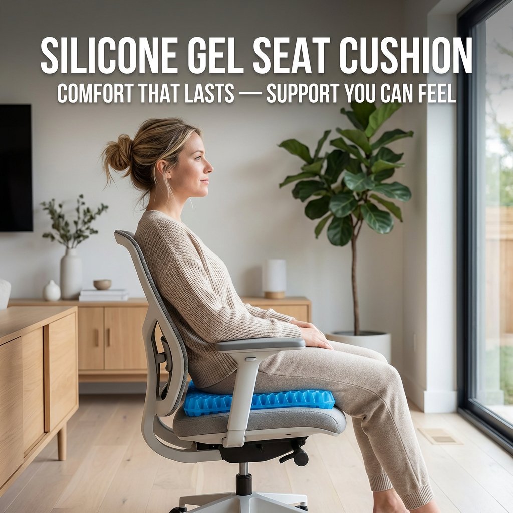 Silicone Gel Seat Cushion for Long SittingšŖāØ