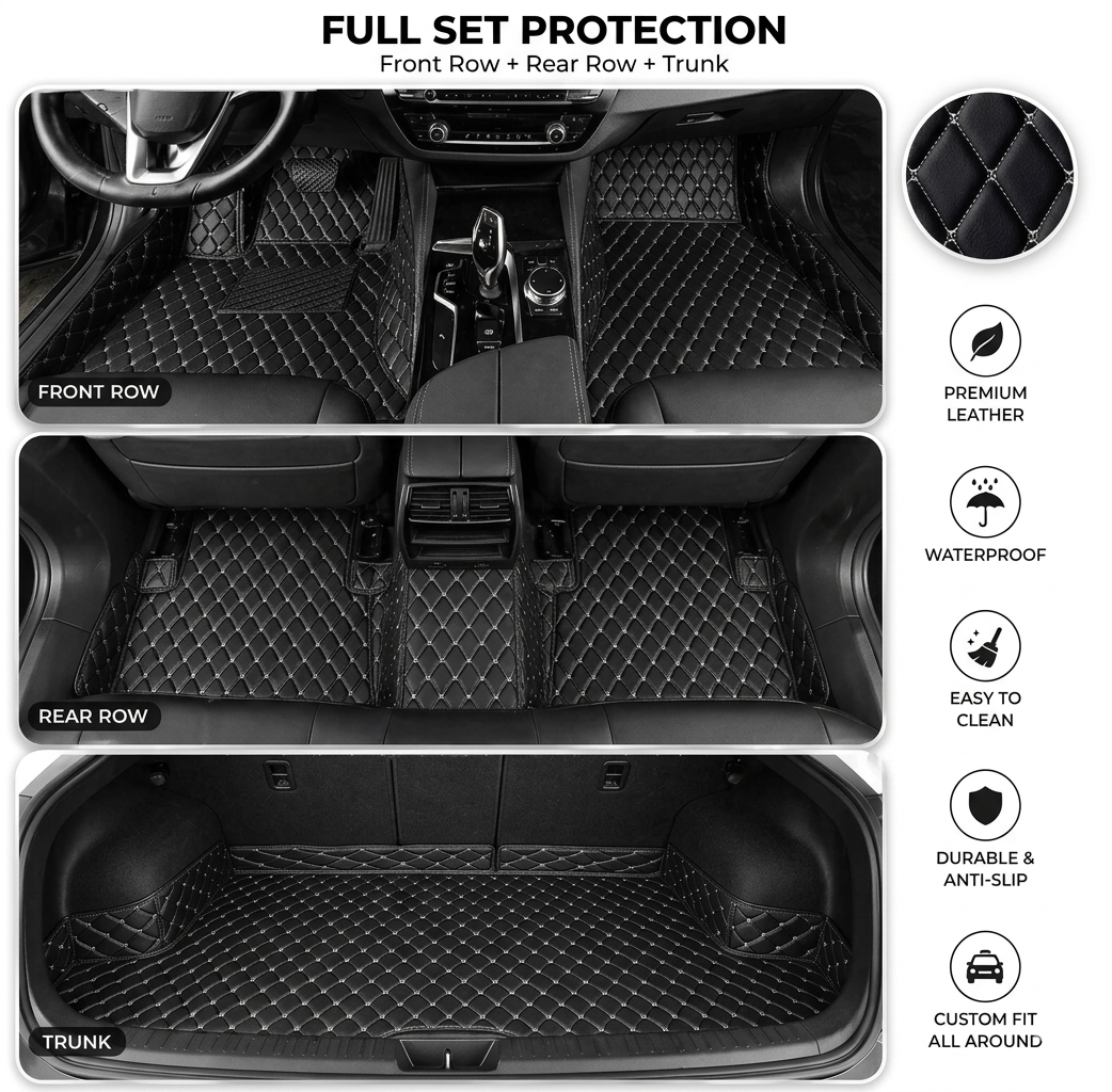 🔥 Best Seller 50% OFF 🔥 Elvie Heavy Duty Universal Fit Car Mats, SUVs, and Trucks